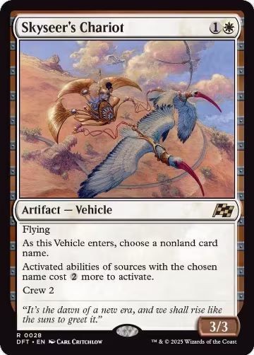 Skyseer's Chariot (28), Aetherdrift — Magic card price
