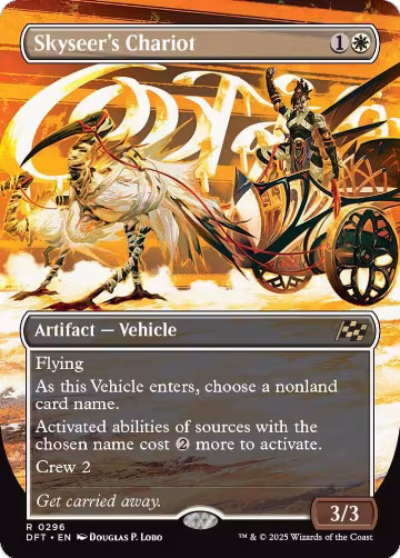 Skyseer's Chariot (Borderless) (296), Aetherdrift — Magic card price