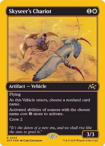 Skyseer's Chariot (First-Place Foil) (432), Aetherdrift — Magic card price