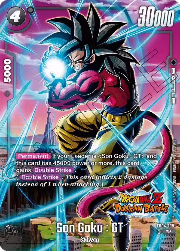 Son Goku : GT (Dragon Ball Z Dokkan Battle Alternate Art) (FB04-109), Ultra Limit Alternate Art Reprints — DB Fusion card price