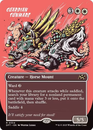 Guardian Sunmare (Borderless) (334), Aetherdrift — Magic card price