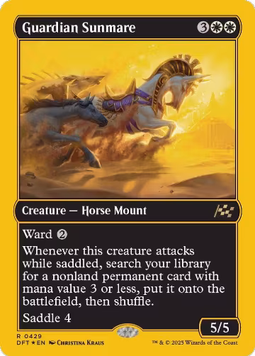 Guardian Sunmare (First-Place Foil) (429), Aetherdrift — Magic card price