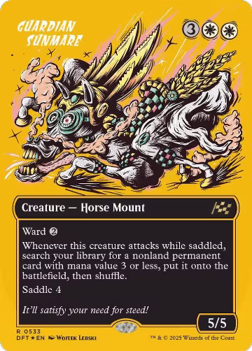 Guardian Sunmare (Borderless) (First-Place Foil) (533), Aetherdrift — Magic card price
