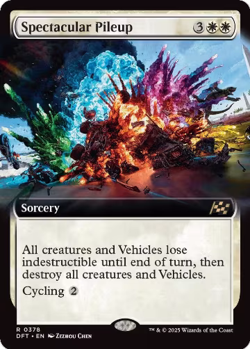 Spectacular Pileup (Extended Art) (378), Aetherdrift — Magic card price
