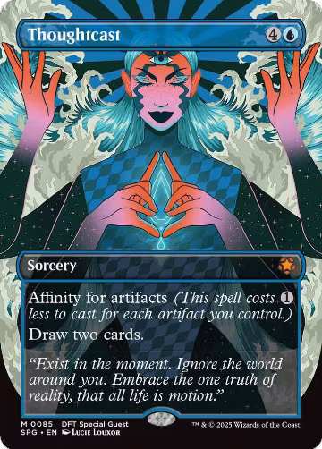 Thoughtcast (Borderless) (85), Special Guests — Magic card price