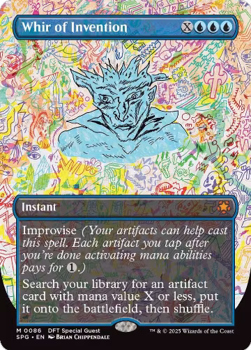 Whir of Invention (Borderless) (86), Special Guests — Magic card price