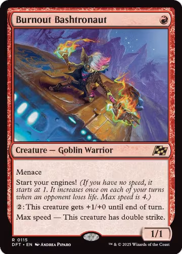 Burnout Bashtronaut (115), Aetherdrift — Magic card price