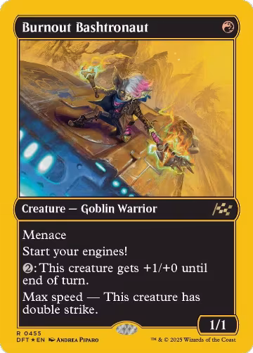 Burnout Bashtronaut (First-Place Foil) (455), Aetherdrift — Magic card price