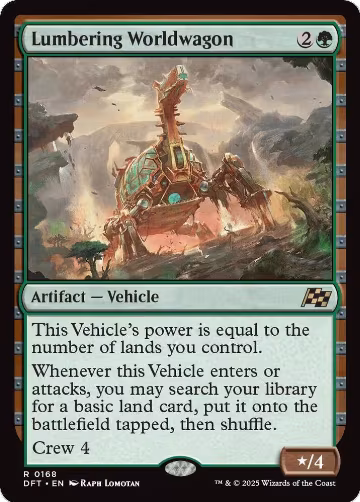 Lumbering Worldwagon (168), Aetherdrift — Magic card price