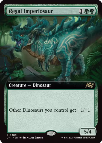 Regal Imperiosaur (Extended Art) (389), Aetherdrift — Magic card price