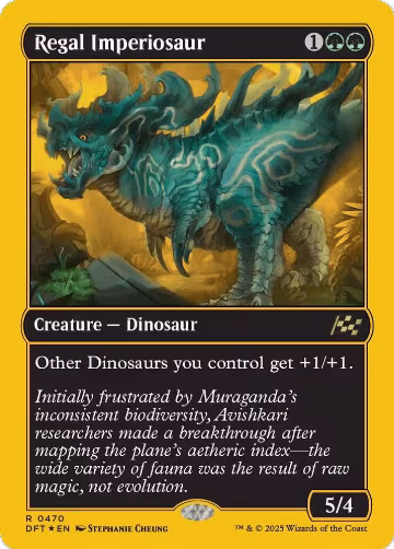Regal Imperiosaur (First-Place Foil) (470), Aetherdrift — Magic card price