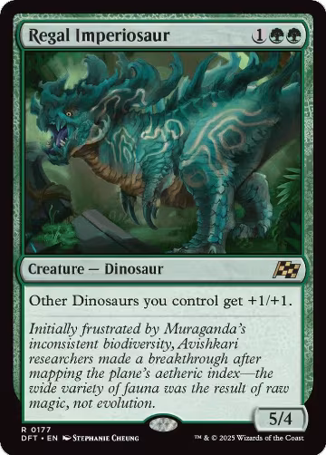 Regal Imperiosaur (177), Aetherdrift — Magic card price