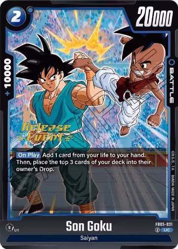 Son Goku - FB05-031 (FB05-031), New Adventure Release Event Cards — DB Fusion card price