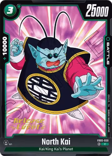 North Kai - FB05-050 (FB05-050), New Adventure Release Event Cards — DB Fusion card price