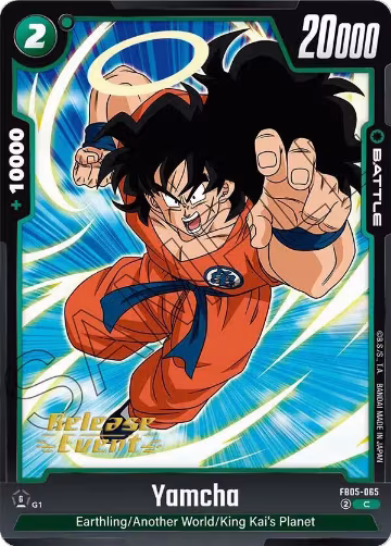 Yamcha (FB05-065), New Adventure Release Event Cards — DB Fusion card price
