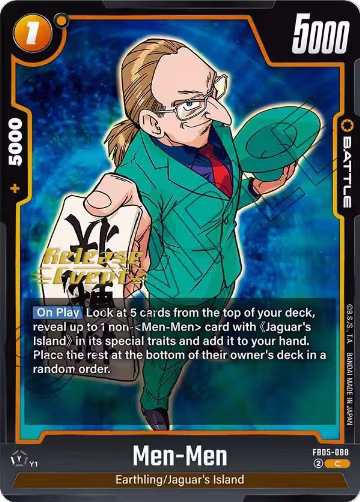 Men-Men (FB05-088), New Adventure Release Event Cards — DB Fusion card price