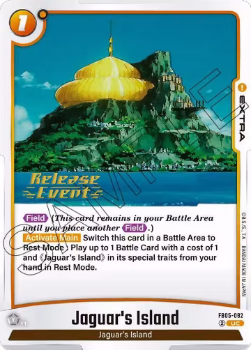 Jaguar's Island (FB05-092), New Adventure Release Event Cards — DB Fusion card price