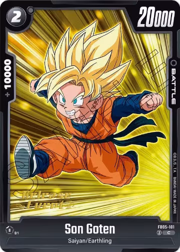Son Goten (FB05-101), New Adventure Release Event Cards — DB Fusion card price