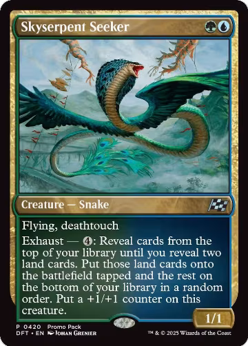 Skyserpent Seeker (420), Promo Pack: Aetherdrift — Magic card price