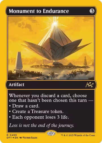 Monument to Endurance (First-Place Foil) (499), Aetherdrift — Magic card price
