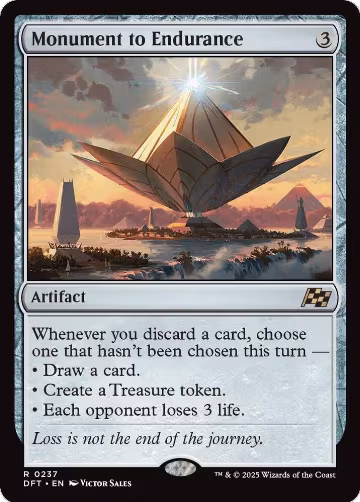 Monument to Endurance (237), Aetherdrift — Magic card price