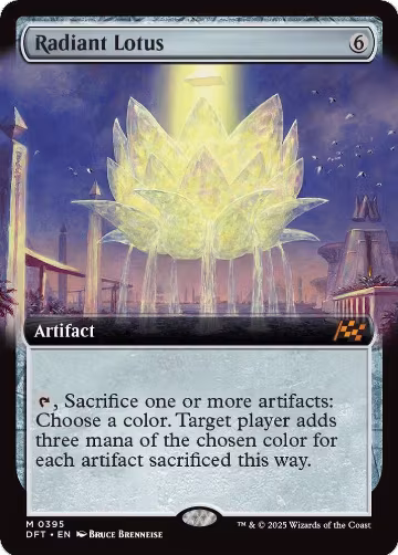 Radiant Lotus (Extended Art) (395), Aetherdrift — Magic card price