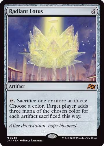 Radiant Lotus (240), Aetherdrift — Magic card price