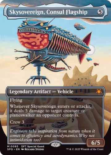 Skysovereign, Consul Flagship (Borderless) (93), Special Guests — Magic card price