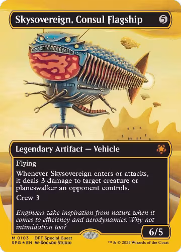 Skysovereign, Consul Flagship (First-Place Foil) (103), Special Guests — Magic card price