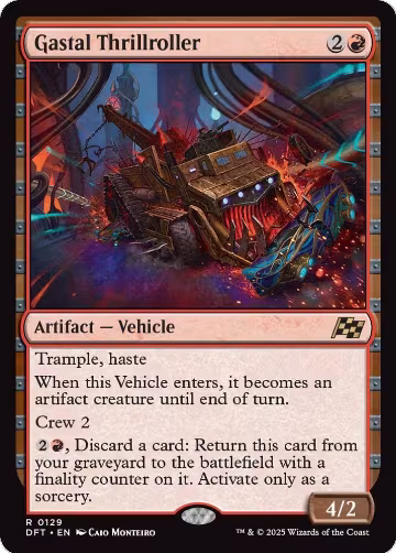 Gastal Thrillroller (129), Aetherdrift — Magic card price
