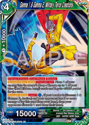 Gamna 1 & Gamma 2, Military Terror Creations (BT27-134), History of Z — DB Super card price