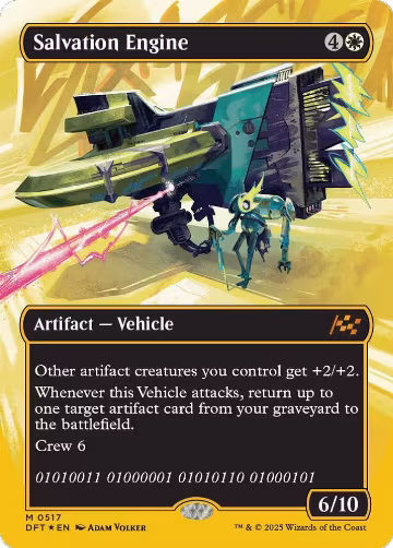 Salvation Engine (Borderless) (First-Place Foil) (517), Aetherdrift — Magic card price