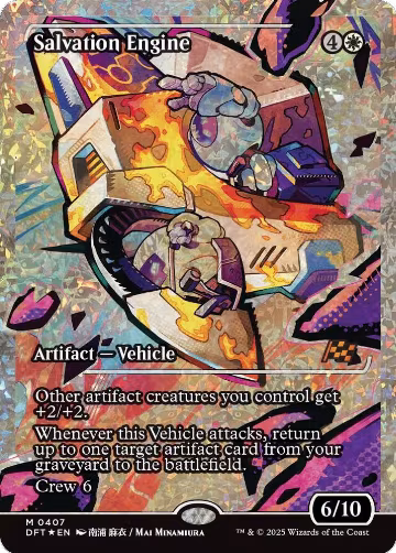 Salvation Engine (Showcase) (Fracture Foil) (407), Aetherdrift — Magic card price