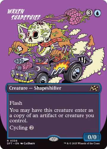 Waxen Shapethief (Borderless) (336), Aetherdrift — Magic card price