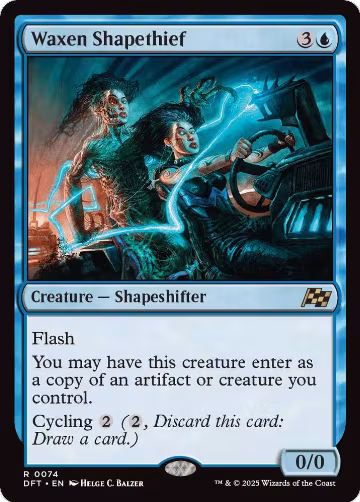 Waxen Shapethief (74), Aetherdrift — Magic card price