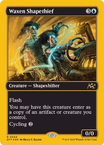 Waxen Shapethief (First-Place Foil) (444), Aetherdrift — Magic card price