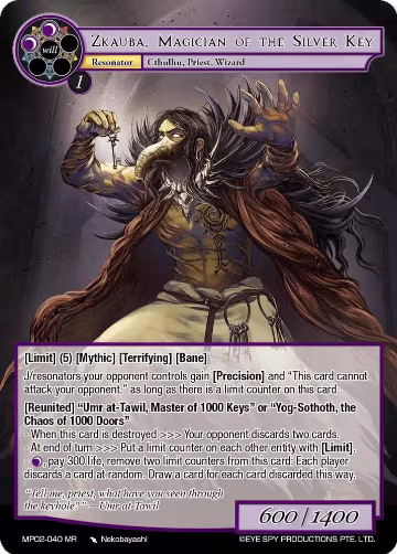 Zkauba, Magician of the Silver Key (MP02-040 MR), Masterpiece Collection 02 "Fates Reunited!" — Force of Will card price