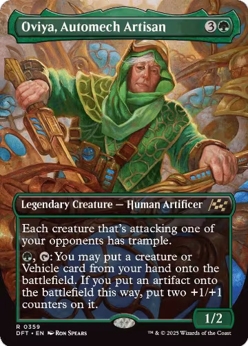 Oviya, Automech Artisan (Borderless) (359), Aetherdrift — Magic card price