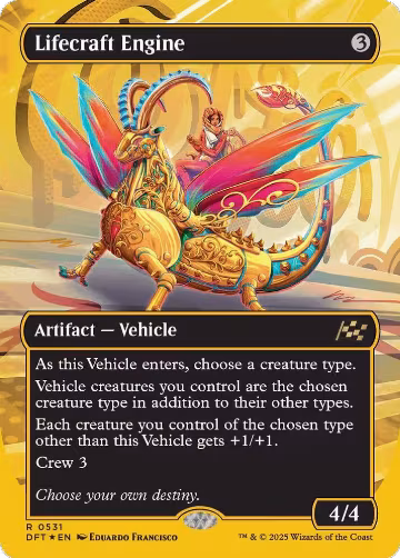 Lifecraft Engine (Borderless) (First-Place Foil) (531), Aetherdrift — Magic card price