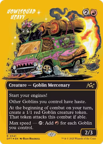 Howlsquad Heavy (Borderless) (First-Place Foil) (541), Aetherdrift — Magic card price