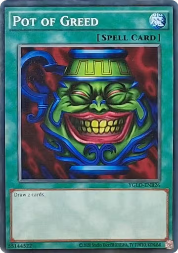 Pot of Greed (YGLD-ENB26), King of Games: Yugi's Legendary Decks (2020 Date Reprint) — Yu-Gi-Oh! card price