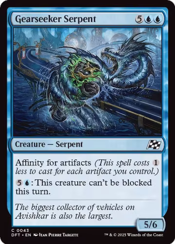 Gearseeker Serpent (43), Aetherdrift — Magic card price