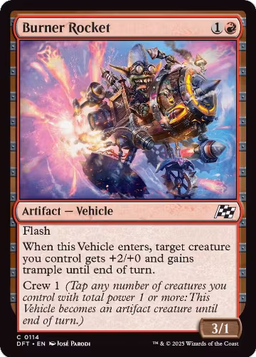 Burner Rocket (114), Aetherdrift — Magic card price