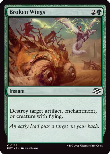 Broken Wings (156), Aetherdrift — Magic card price