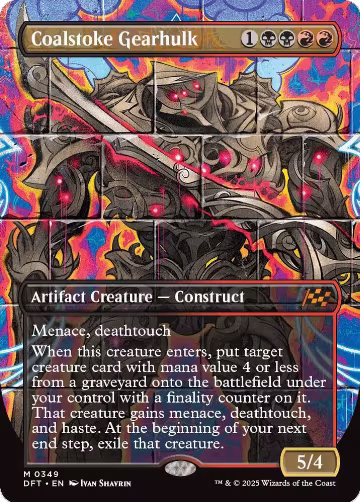Coalstoke Gearhulk (Borderless) (349), Aetherdrift — Magic card price
