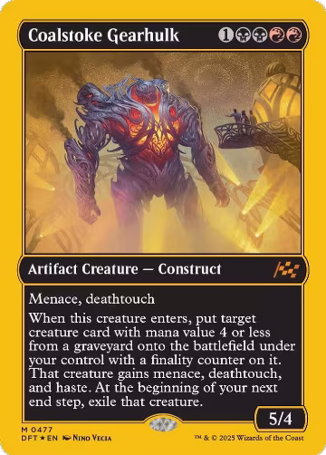 Coalstoke Gearhulk (First-Place Foil) (477), Aetherdrift — Magic card price