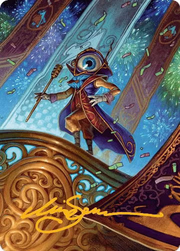Vnwxt, Verbose Host Art Card (Gold-Stamped Signature) (8), Art Series: Aetherdrift — Magic card price