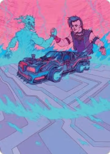 Demonic Junker Art Card (40), Art Series: Aetherdrift — Magic card price