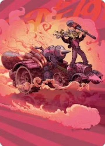 Burner Rocket Art Card (41), Art Series: Aetherdrift — Magic card price