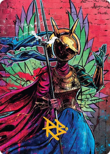 Hazoret, Godseeker Art Card (Gold-Stamped Signature) (52), Art Series: Aetherdrift — Magic card price